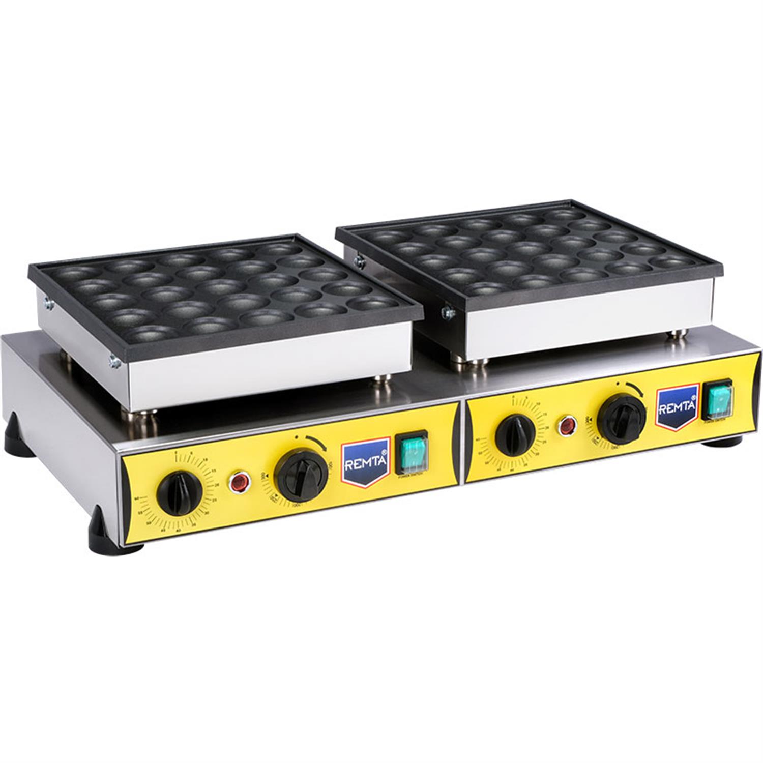 Remta Waffle Pişiricisi Çiftli Yuvarlak Bubble