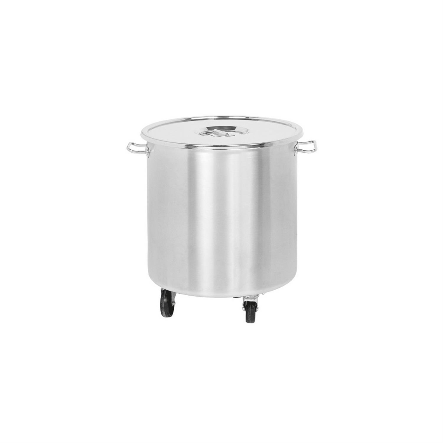 Yuvarlak Çöp Arabası AISI 304