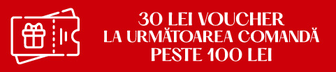 30lei voucher la următoarea comandă peste 100lei