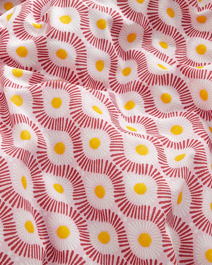  Husă de pilotă, pentru o persoană, Sunny Side, 160x220 cm, roz