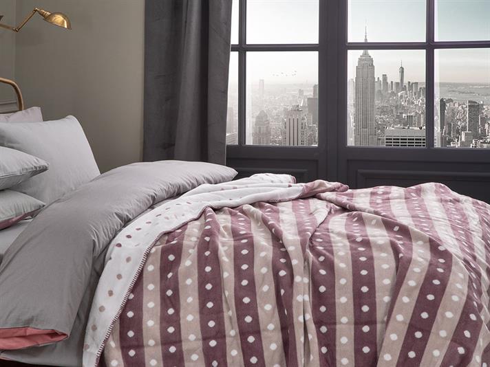 țicnit Cottony Double Person  PĂTURĂ 200x220 cm Pink