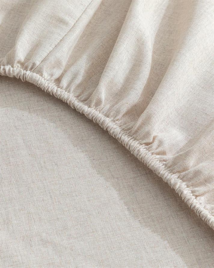  Lenjerie de pat completă, King Size, Billowy, bumbac-poliester, 240x220 cm/ 180X200 cm/ 50X70 cm, bej