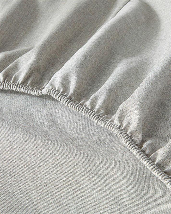  Lenjerie de pat completă, King Size, Fine Lines, bumbac-viscoză-poliester, 240x220 cm/ 180x200 cm/ 50x70 cm,  alb-gri-c