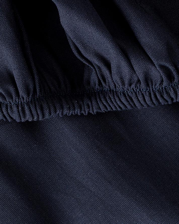  Lenjerie de pat completă, pentru două persoane, Aurora Silky Touch, Bumbac-Viscoză, 200x220/160X200/50X70 cm, bleumarin