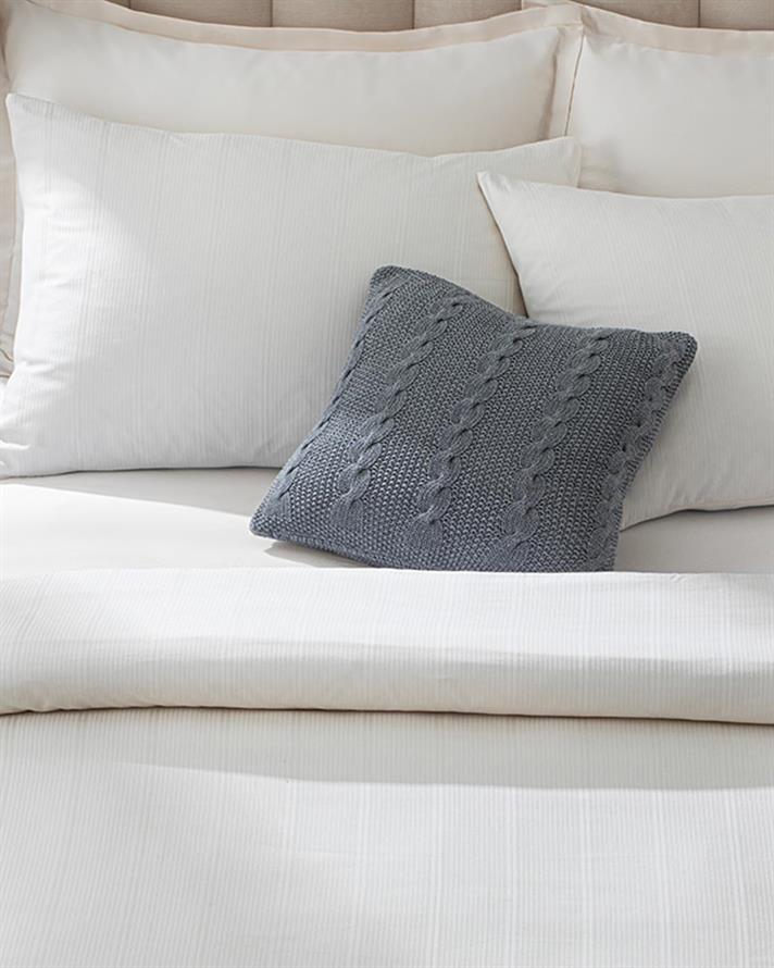 Lenjerie de pat completă, pentru două persoane, 4 Fețe De Pernă, Listral, bumbac satinat, 200x220 cm/160x200 cm/50x70 cm