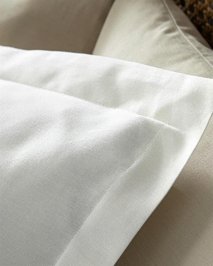  Lenjerie de pat completă, pentru două persoane, Grand, bumbac-viscoză-Poliester, 200x220 cm/ 160x200 cm/ 50x70 cm, alb-