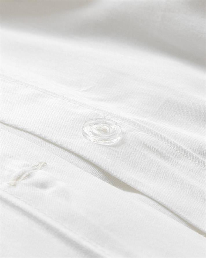  Lenjerie de pat completă, pentru două persoane, laur,Bumbac satinat cu broderie, 200x220 cm, Alb