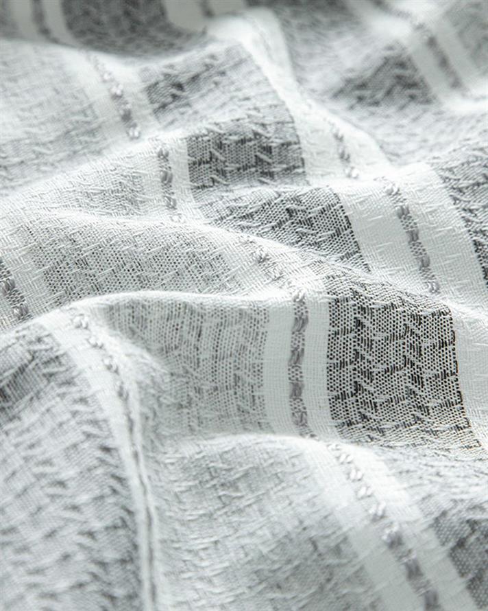  Lenjerie de pat completă pentru o persoană, Grand, Bumbac-Viscoză-Poliester, 160x220 Cm/ 100x200 cm/ 50x70 cm, alb-gri