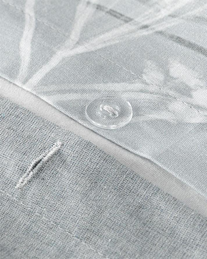  Lenjerie de pat completă pentru o persoană, Flower Heaven, Bumbac-viscoză, 160x220 cm/ 100X200 cm/ 50x70 cm, Gri