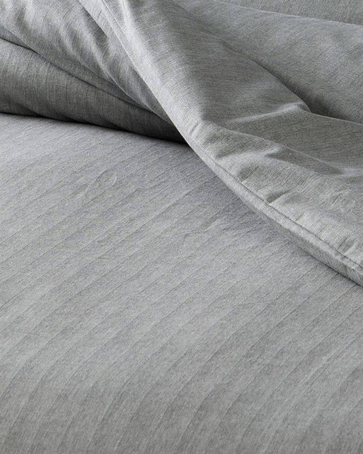  Lenjerie de pat completă pentru o persoană, Sharp Twill Suit, bumbac-viscoză, 160x220 cm/ 100X200 cm/ 50x70 cm, Gri