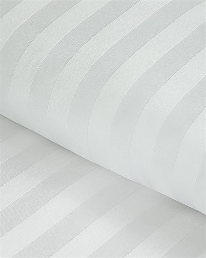 Lenjerie de pat completă pentru o persoană, Brilliant, bumbac satinat, 160x220 Cm/ 100x200 cm/ 50x70 cm, alb