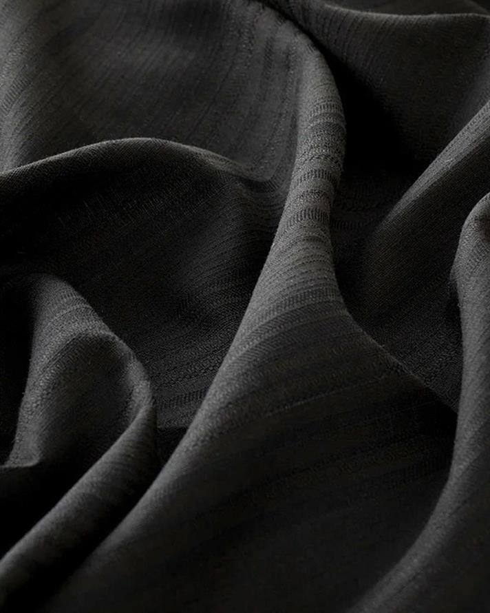  Lenjerie de pat completă pentru o persoană, Aurora, bumbac-viscoză, 160x220 cm/ 100x200 cm/ 50x70 cm, negru