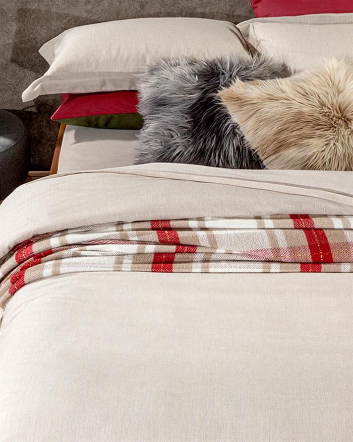  Lenjerie de pat completă pentru o persoană, Elegant Gleam, bumbac-viscoză-poliester, 160x220 cm/ 100X200 cm/ 50x70 cm,