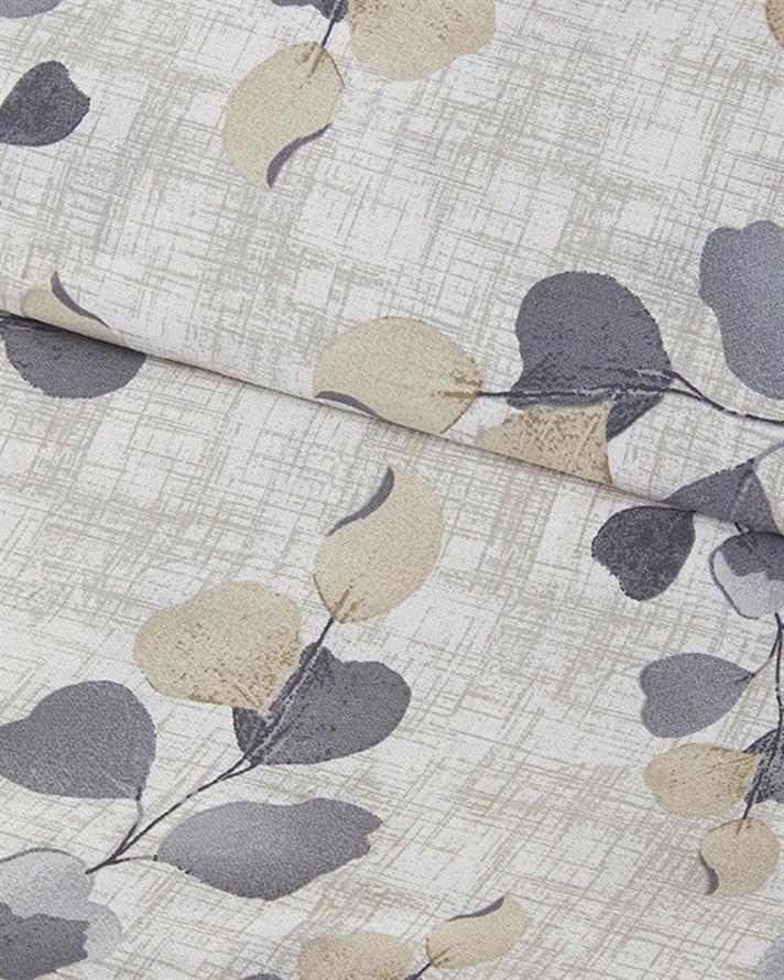  Lenjerie de pat completă pentru o persoană, Textured Ivy, bumbac, 160x220 cm/ 100X200 cm/ 50x70 cm, Bej