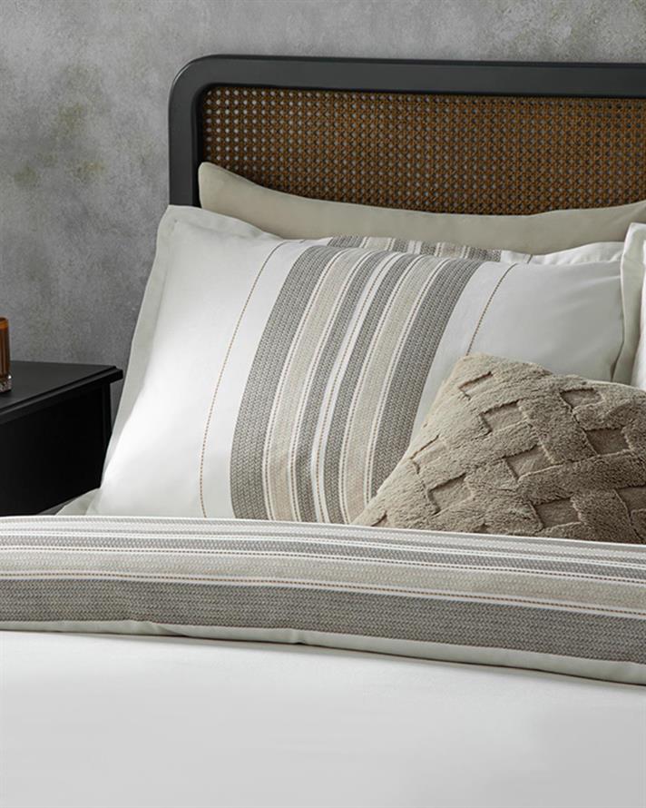  Lenjerie de pat completă pentru o persoană, Grand, bumbac-viscoză-poliester, 160x220 Cm/ 100x200 cm/ 50x70 cm, arămiu