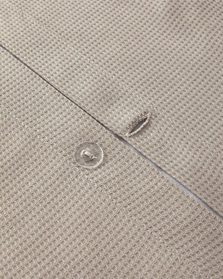  Lenjerie de pat completa King Size, Blaze, bumbac-viscoza-poliester, 240x220 cm/180x200 cm/50x70 cm, bej deschis