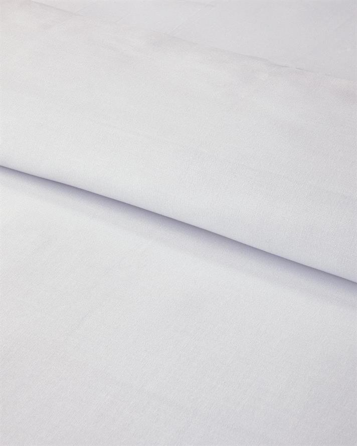  Lenjerie de pat completa King Size, Comfy Plain, bumbac-poliester, 240x220 cm/180x200 cm/50x70 cm, alb-albastru