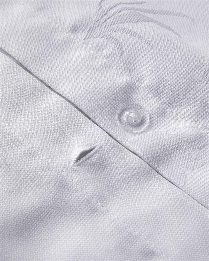  Lenjerie de pat completa King Size, Glare, bumbac-viscoza-poliester, 240x220 cm/180x200 cm/50x70 cm, alb