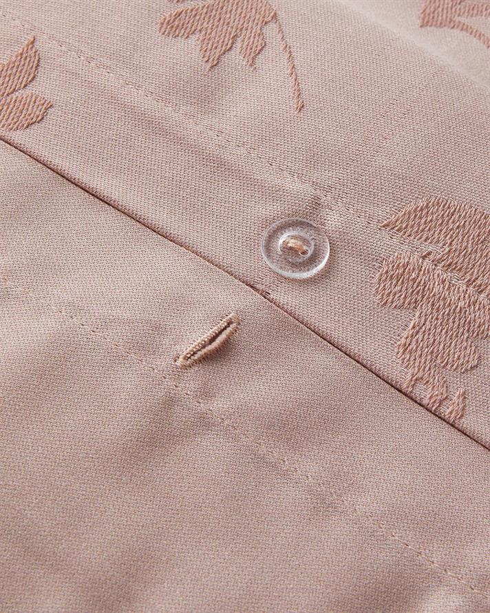  Lenjerie de pat completa King Size, Glare, bumbac-viscoza-poliester, 240x220 cm/180x200 cm/50x70 cm, roz pudra