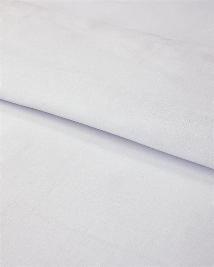  Lenjerie de pat completa pentru doua persoane, Comfy Plain, bumbac-poliester, 200x220 cm/160x200 cm/50x70 cm, alb-albas