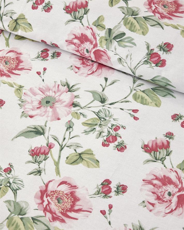  Lenjerie de pat completa pentru doua persoane, Sparkling Flowers, bumbac, 200x220 cm/160x200 cm/50x70 cm, verde