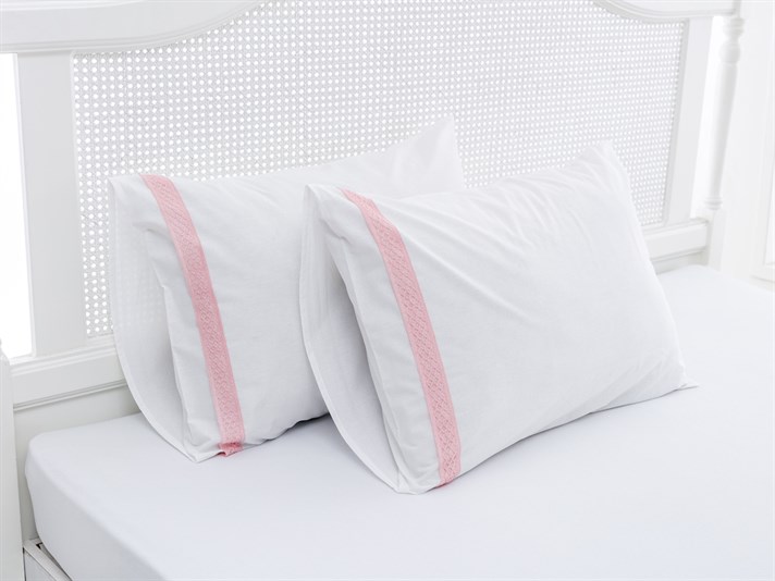 împletitură Cottony Set 2  FAȚĂ DE PERNĂ 50x70 cm Pink