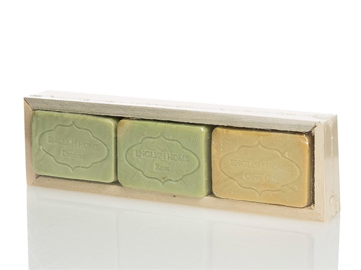 Natural Parfumat Cu 3 Piese Săpun 65 gr Verde