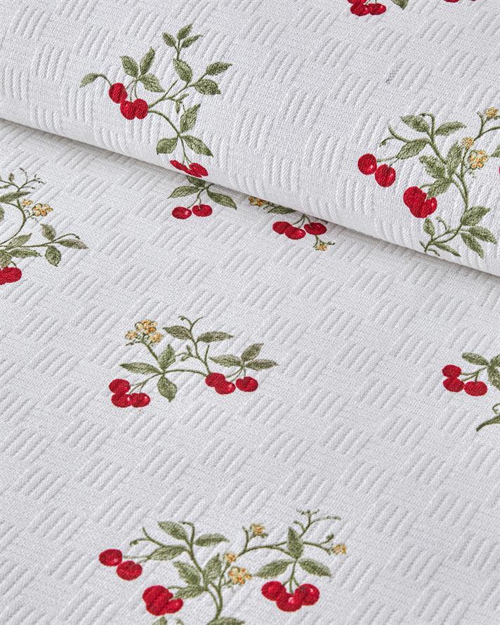 Înflorire de cireș Imprimat Cu Bumbac Single Pătură De Vară 150x220 cm Roșu