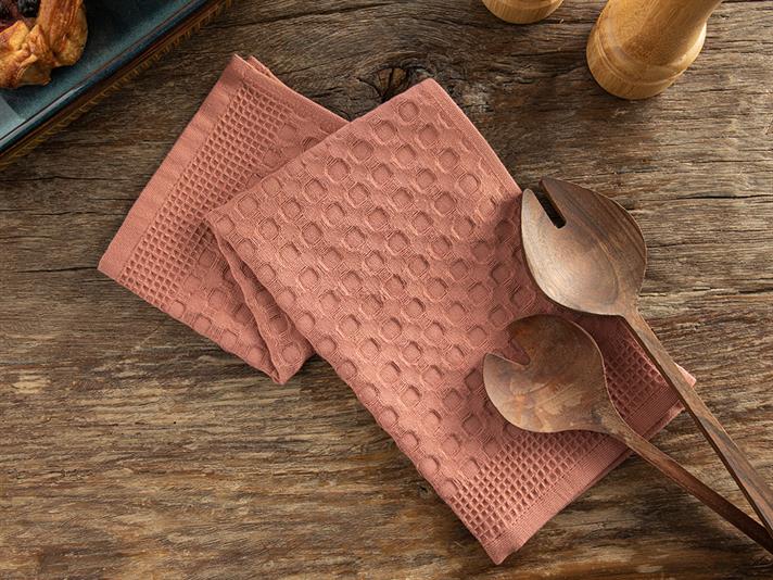 Sunny Cotton Drying Cloth 30x50 cm Terracotta