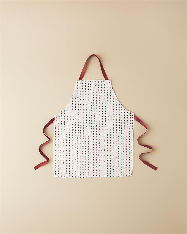 Poliester  ȘORȚ DE BUCĂTĂRIE 65x75 cm Alb.