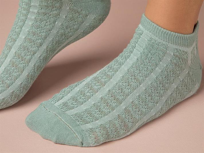 Alice Cotton Women Ankle Socks 36-40 Green
