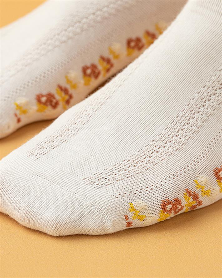 Anita Cotton Women Single Socks 36-40 Ecru