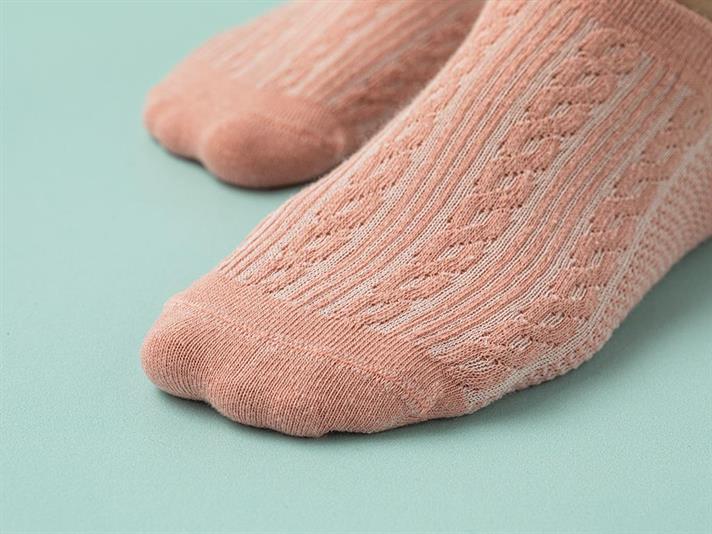 Șosete scurte, damă, 1 pereche, Samara, bumbac, mărimea, 36-40, roz