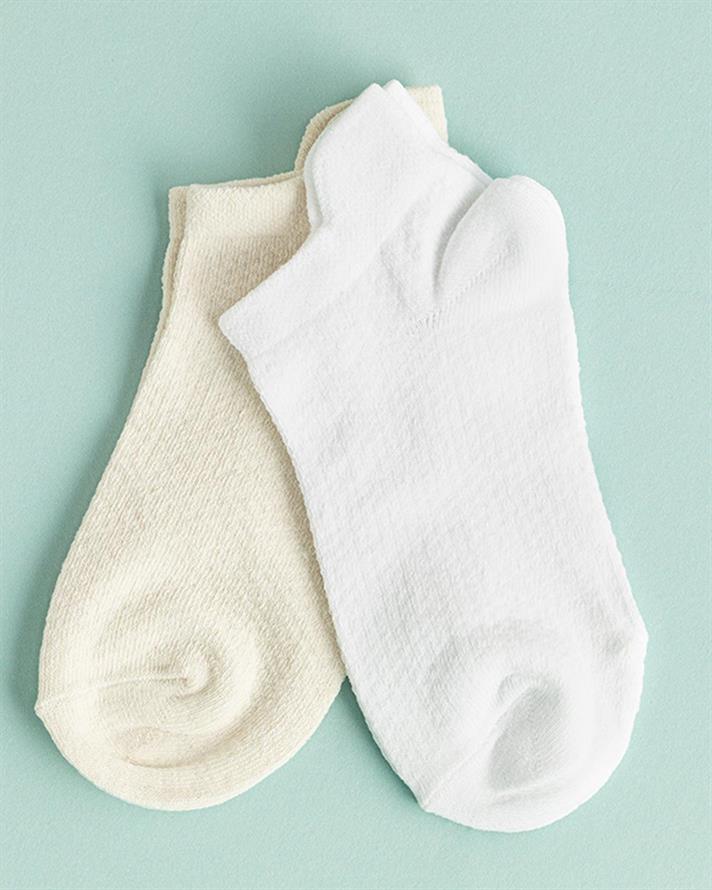 Clara Cotton Polyester 2-set Women 36-40 White-Ecru