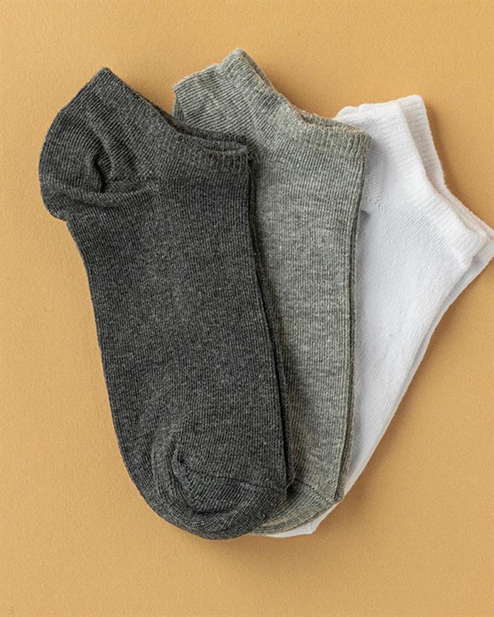 Juse Cotton Women 3 Pcs 36-40 Gray - White - Anthracite