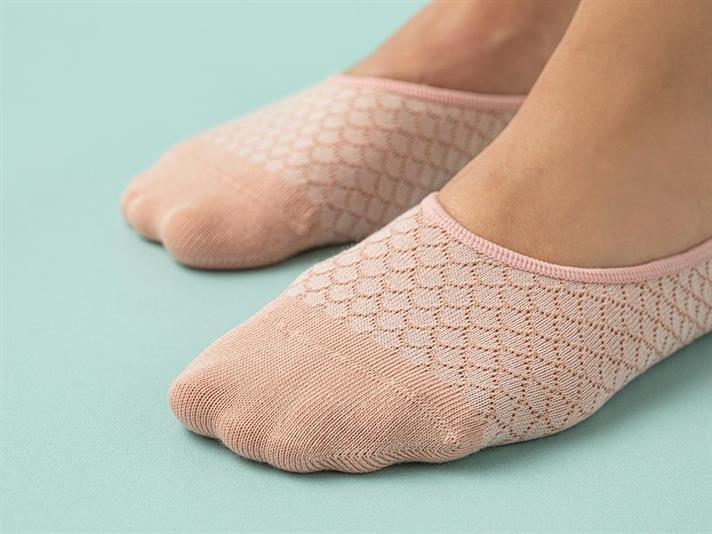 Elisa Cotton Women Ballet Socks 36-40 Powder