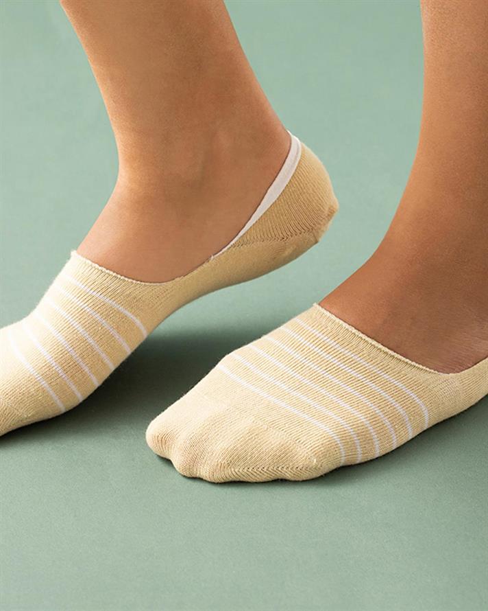 Fleur Cotton Women Ballet Socks 36-40 Yellow