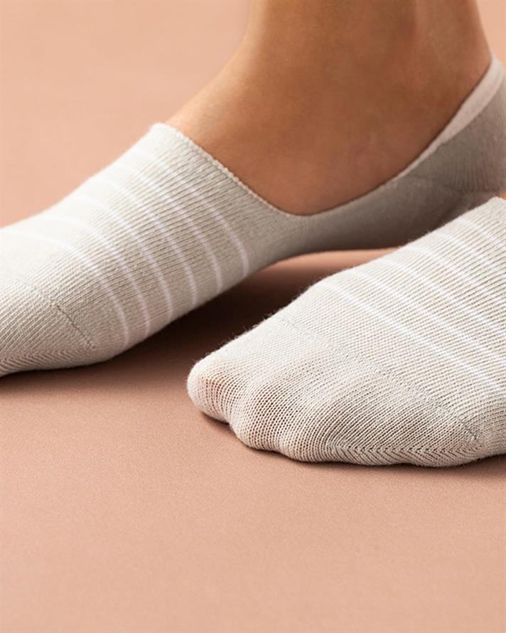 Fleur Cotton Women Ballet Socks 36-40 Gray