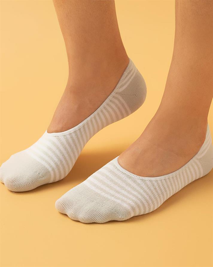 Victorian Cotton Women Ballet Socks 36-40 Gray