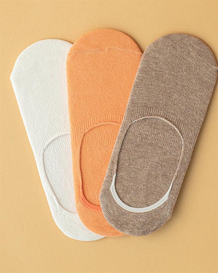 Cotton 3-set Women Ballet Socks 36-40