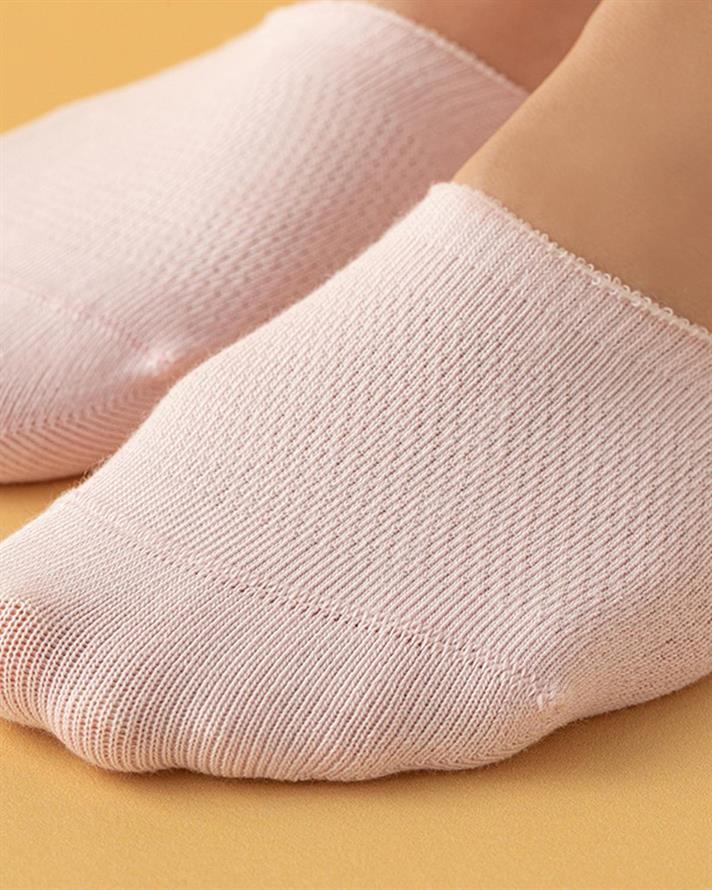 Kenzie Cotton Women 3 pcs Ballet Socks 36-40 Ecru - Pink - Powder
