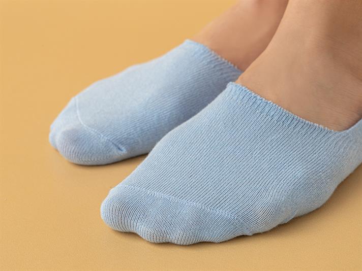 Cotton 3-set Women Ballet Socks 36-40 Ecru-Blue-Navy Blue