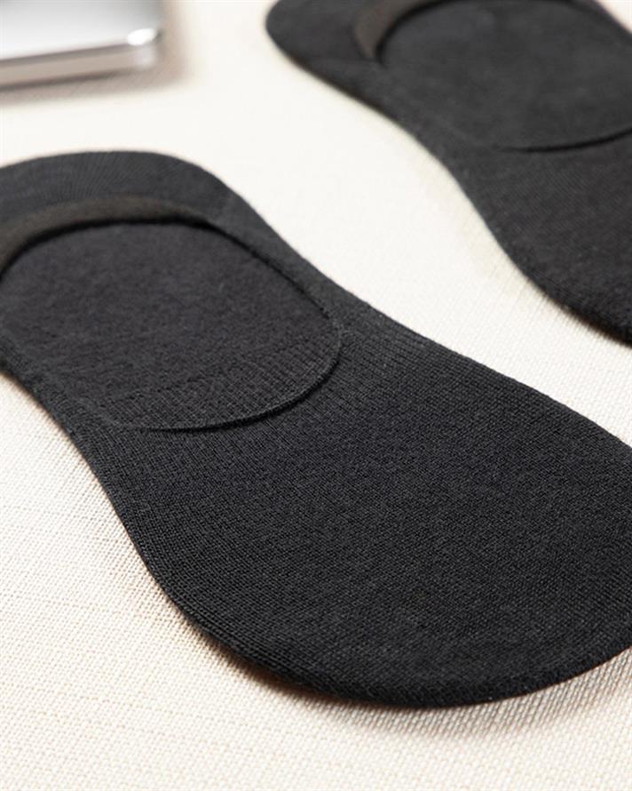 Șosete tălpici, pentru bărbați, 2 perechi, Everyday, bumbac-poliamidă-elastan, mărimea, Standart, negru