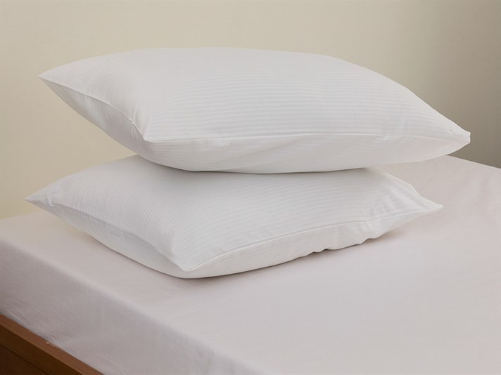 4MM ÇİZGİLİ 100 Sârmă Față De Pernă 50x70 cm Alb