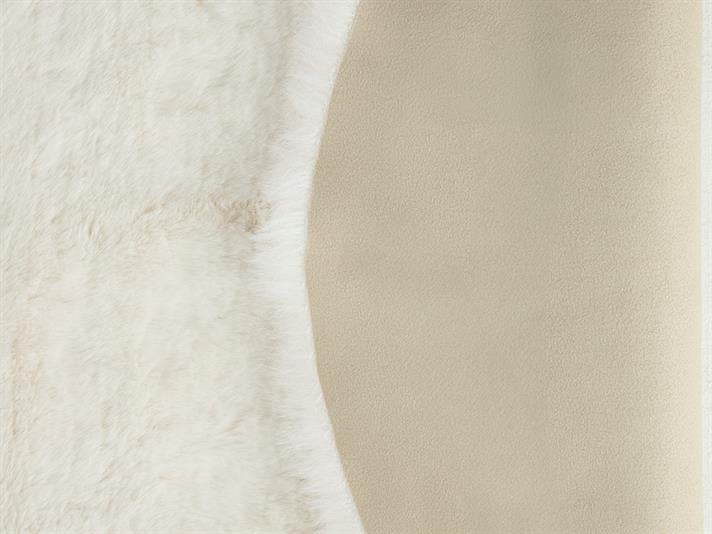 Nebula Acrilic Covor Din Blană 100x160 cm Crem.