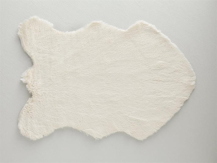 Nebula Acrilic Covor Din Blană 100x160 cm Crem.