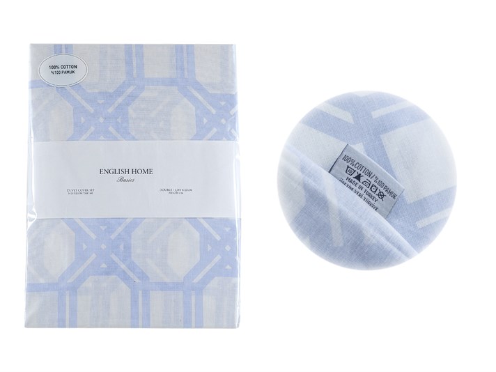 Adelmo Bumbac Double Set Lenjerie De Pat 200x220 cm Lila