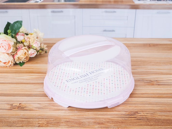 Alessandra Plastic  Rotund cu capac  FANUS PENTRU CHEC 30 cm Lilac.
