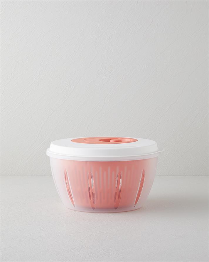 Alexi Plastic Uscător Salată Ustensilă Bucătărie 25,6x25,6x14,2 cm Portocaliu