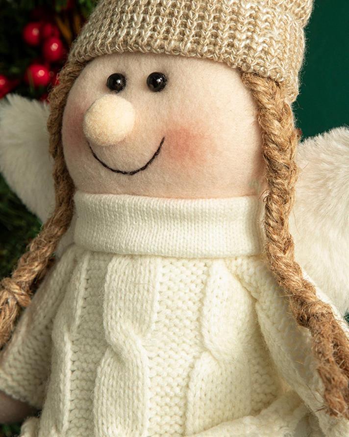 Alfred Decorative Object 18x8x55 cm Light Brown.